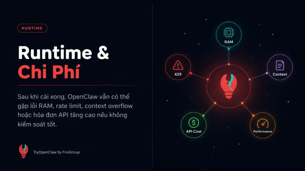 Lỗi Runtime và Hiệu Suất khi cài OpenClaw