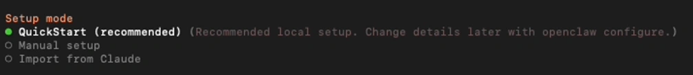 OpenClaw Quickstart