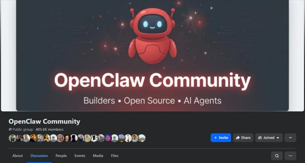 OpenClaw community on Facebook