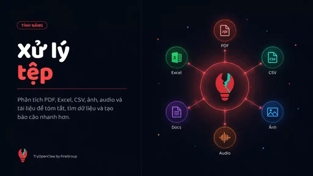 OpenClaw xử lý tệp nhanh gọn