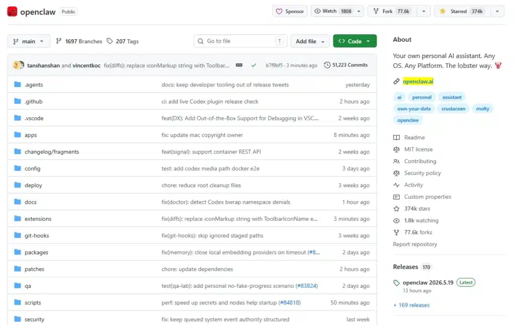 OpenClaw on GitHub