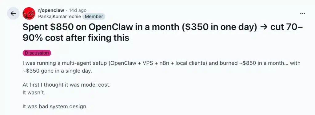 Unpredictable API Costs when using OpenClaw