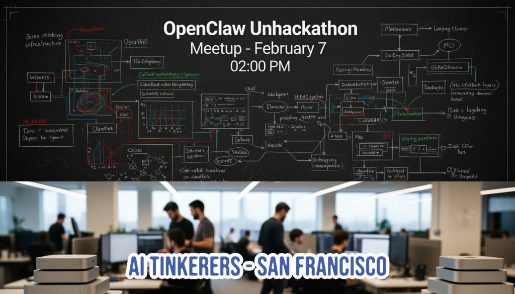 OpenClaw Unhackathon tại San Francisco nhấn mạnh tinh thần thực hành của cộng đồng builder. Source