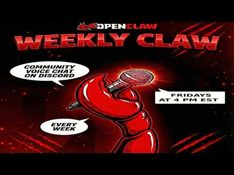 Weekly Claw: Cập nhật từ cộng đồng OpenClaw toàn cầu.
