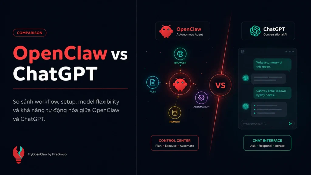 OpenClaw vs ChatGPT