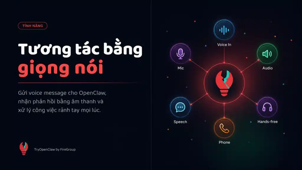 Tương tác bằng giọng nói với OpenClaw