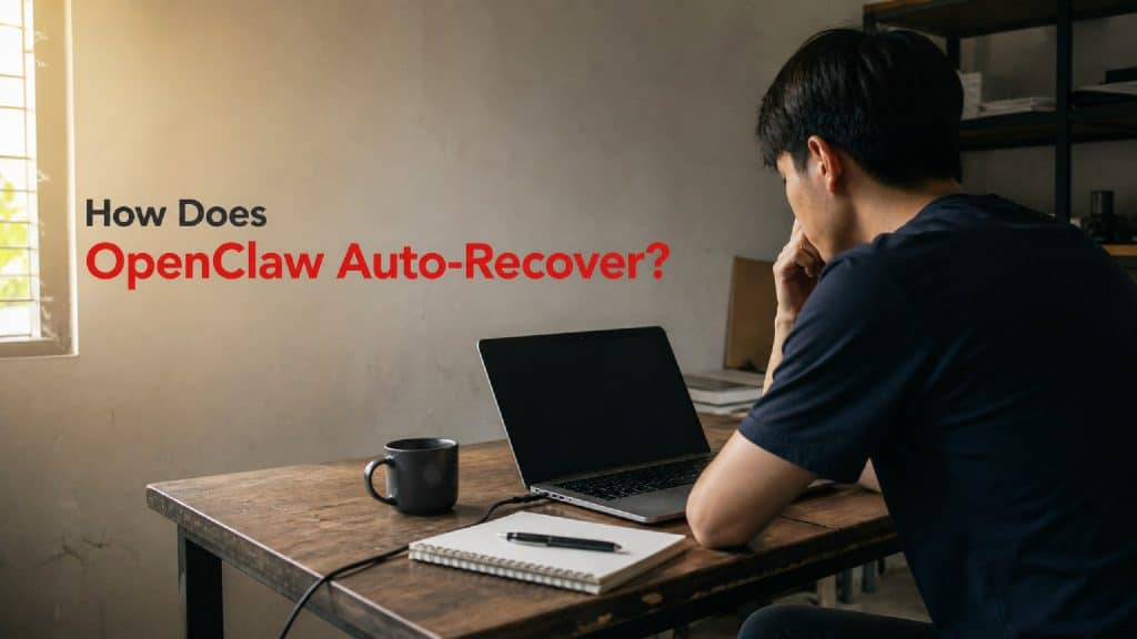 Builder reviewing an OpenClaw failure on a laptop