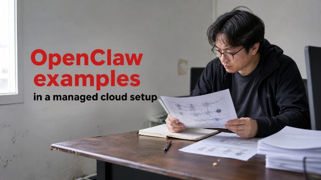 OpenClaw examples in a managed cloud setup