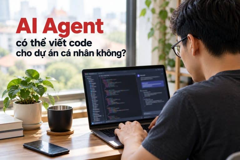 AI Agent viết code cho dự án cá nhân trên laptop