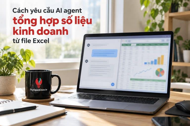 AI agent phân tích kinh doanh từ file Excel tự động